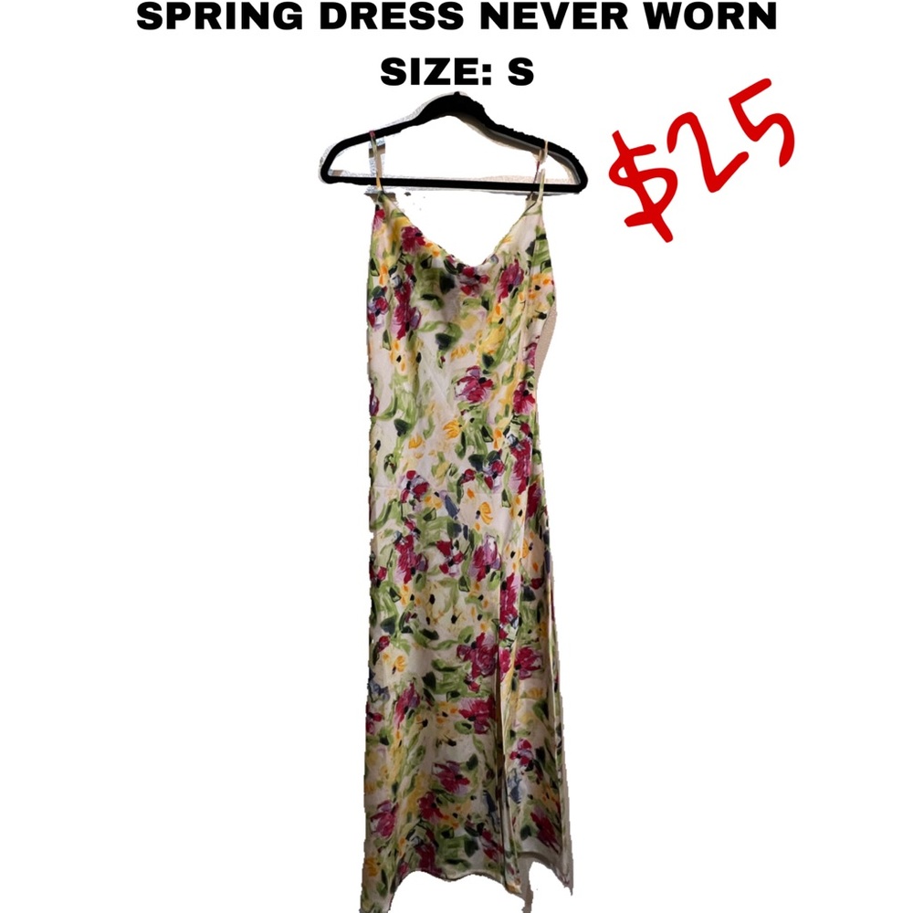 NEW FLOWERY SPRING DRESS
